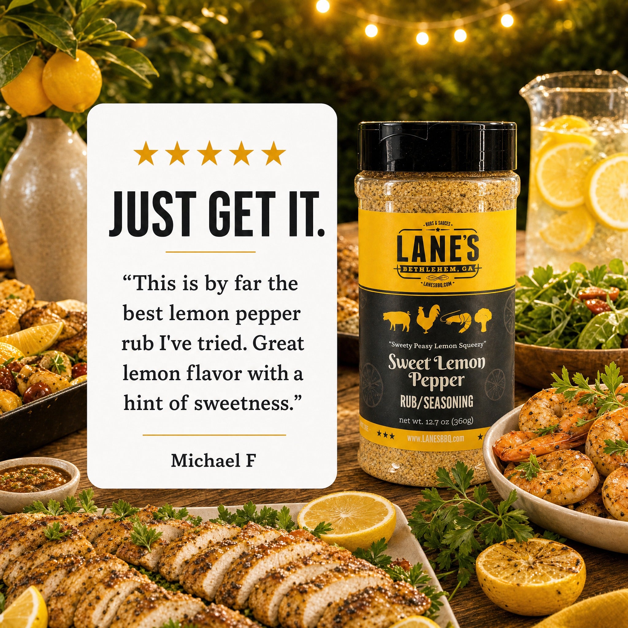 Sweet Lemon Pepper Rub