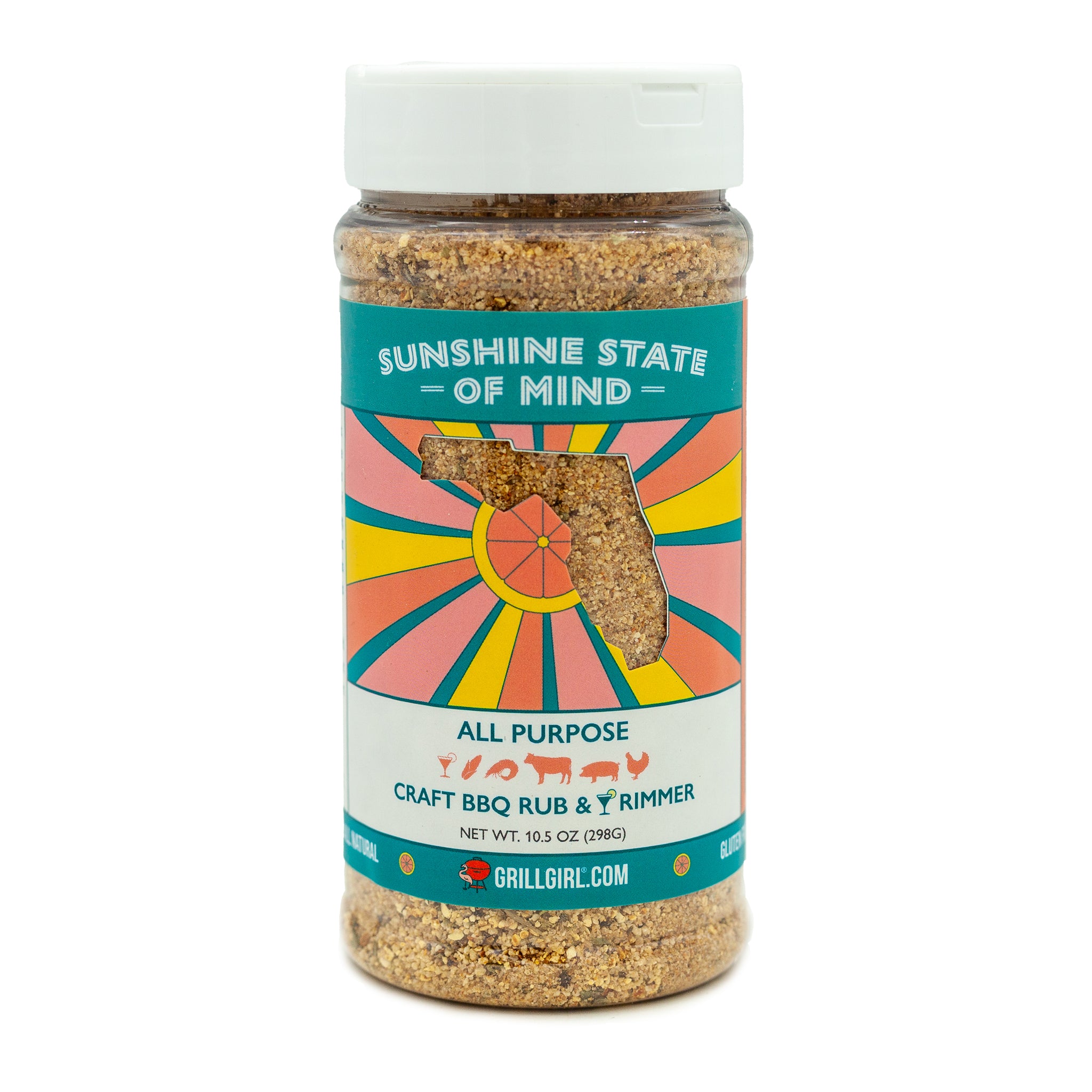GrillGirl Sunshine State of Mind Rub & Cocktail Rimmer