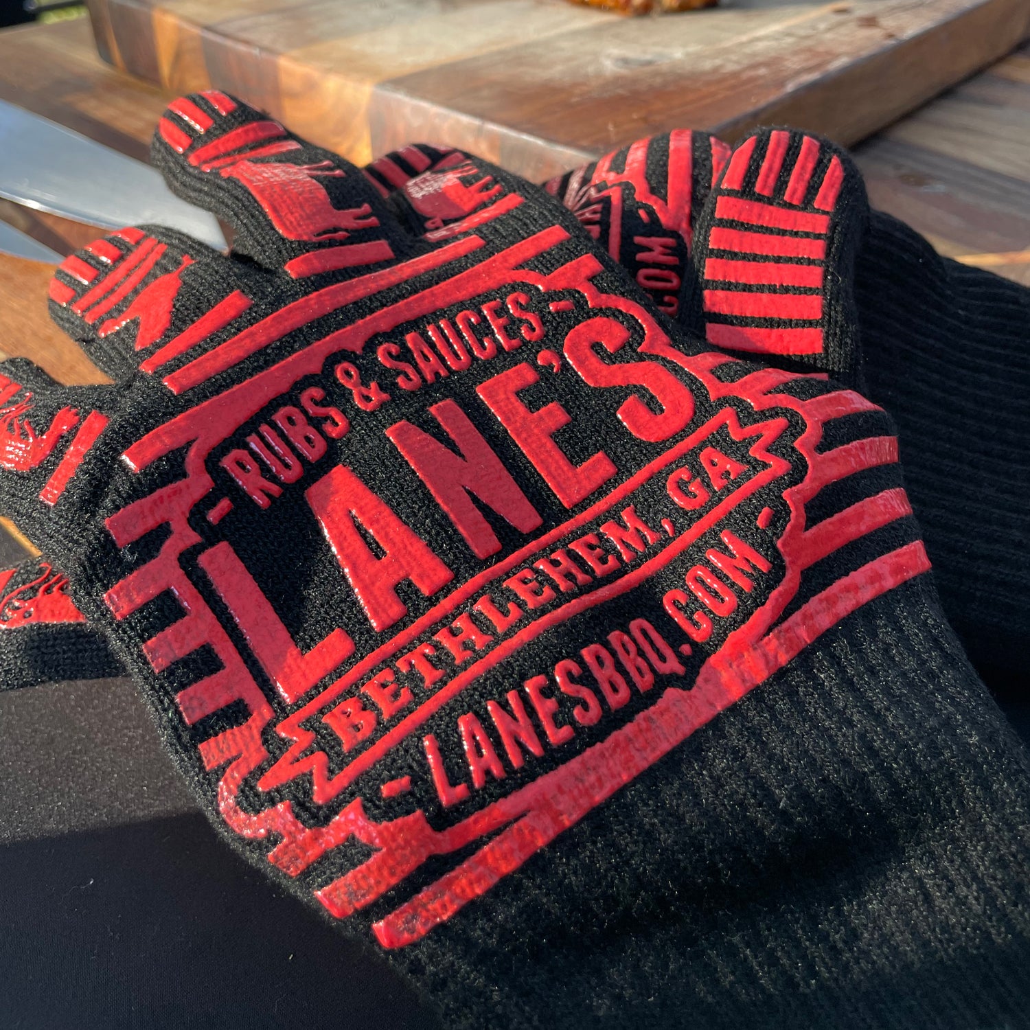 Lane's Heat Resistant Grilling Gloves