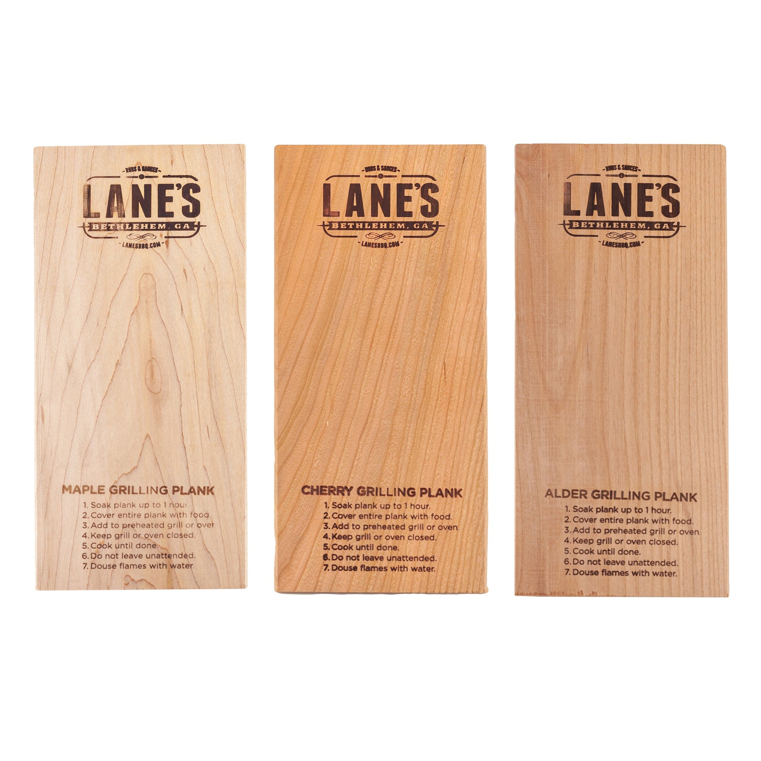 Lane's Grilling Plank Pack