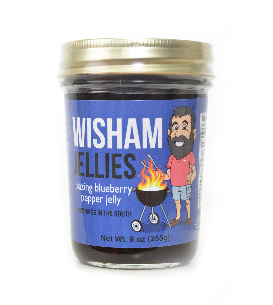 Wisham Jellies: Blazing Blueberry Pepper Jelly