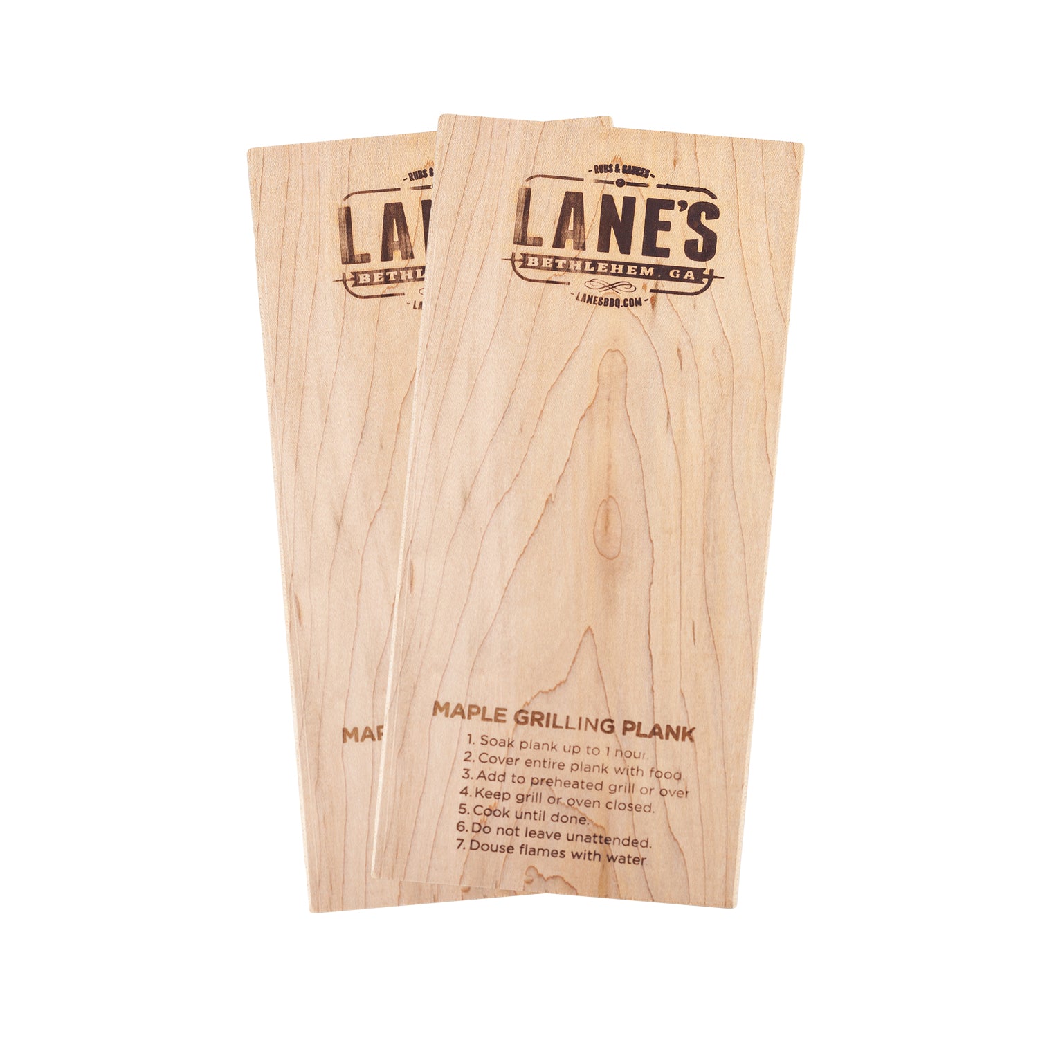 Maple Wood Grilling Plank -  2 Pack