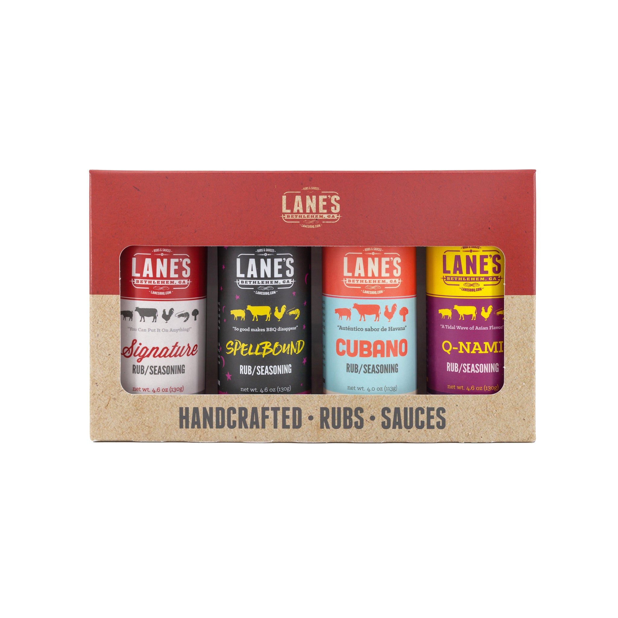 BBQ Seasoning Gift Box by Spice Inspired - BBQ Gift Set with Sauce,  Seasoning & Rub 