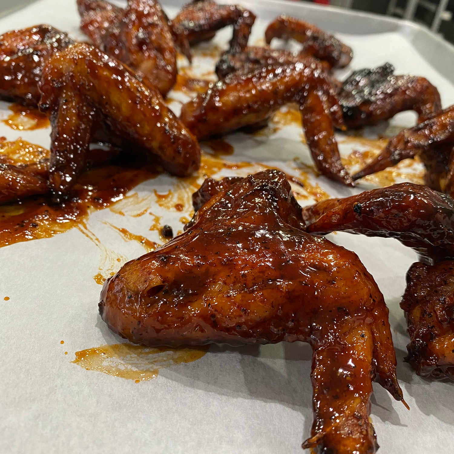Pineapple chipotle chicken wings