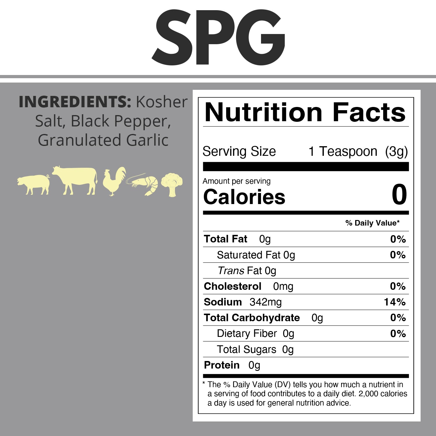 PS Seasoning The BBQ General SPG Rub - 7.1 oz